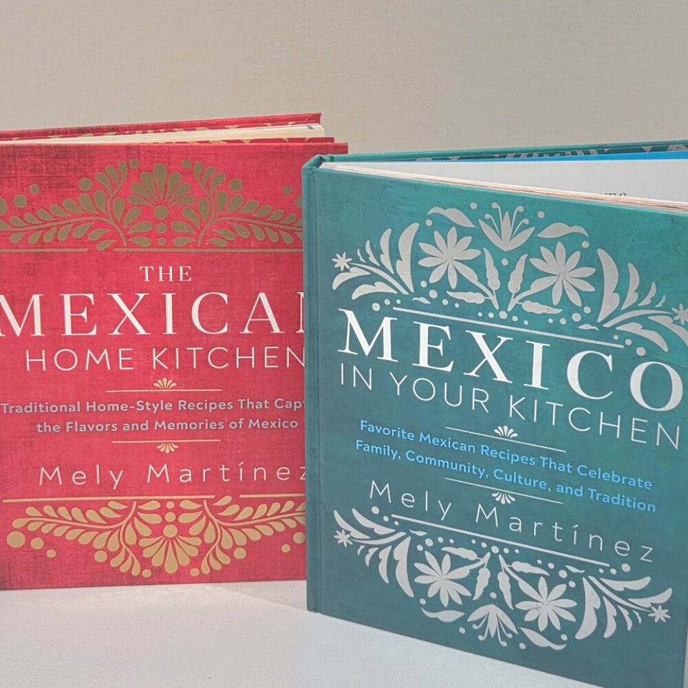NEW set of 2 Mely Martinez Mexican cookbooks